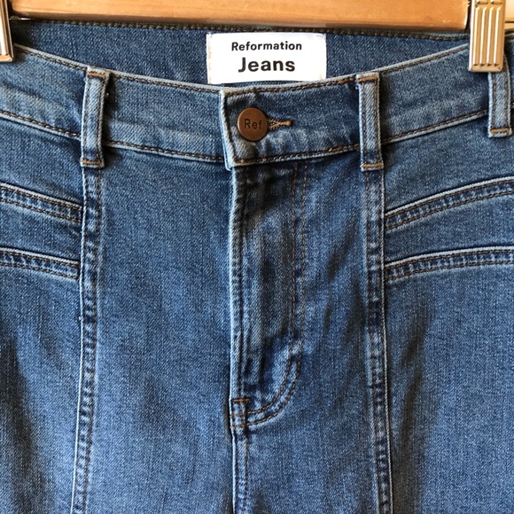 NWOT Reformation Jeans Suzie Jean, Wash Rhine, 23 - Picture 10 of 12